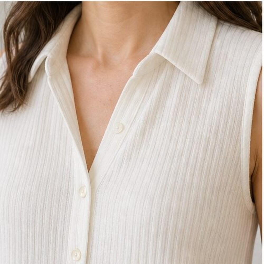 Ivory Smocked Top - Picture 4 of 6
